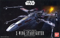 X-Wing Starfighter 1-72 scale Plastic model